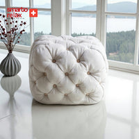 Smarto Relax Puf Zinal Ayaksız Kapitoneli Kare 45x45 cm