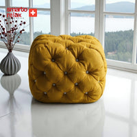 Smarto Relax Puf Zinal Ayaksız Kapitoneli Kare 45x45 cm