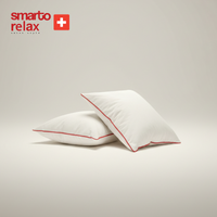 Smarto Relax Tekli ve 4'lü 70x50 cm Uyku Yastık – Karışım Elyaf Dolgu,Pamuklu kumaş, Anti-Bakteriyel Büyük Boy