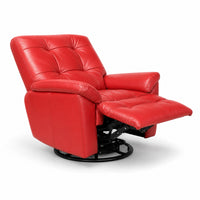 Smarto Relax TV Koltuğu Basel Elektrikli Masajlı Döner ve Sallanan Mekanızmalı Sırt Dayanağı Kontrol Panelli Ergonomik Deri Dekoratif Baba Koltuğu