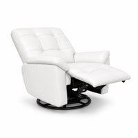 Smarto Relax TV Koltuğu Basel Elektrikli Masajlı Döner ve Sallanan Mekanızmalı Sırt Dayanağı Kontrol Panelli Ergonomik Deri Dekoratif Baba Koltuğu
