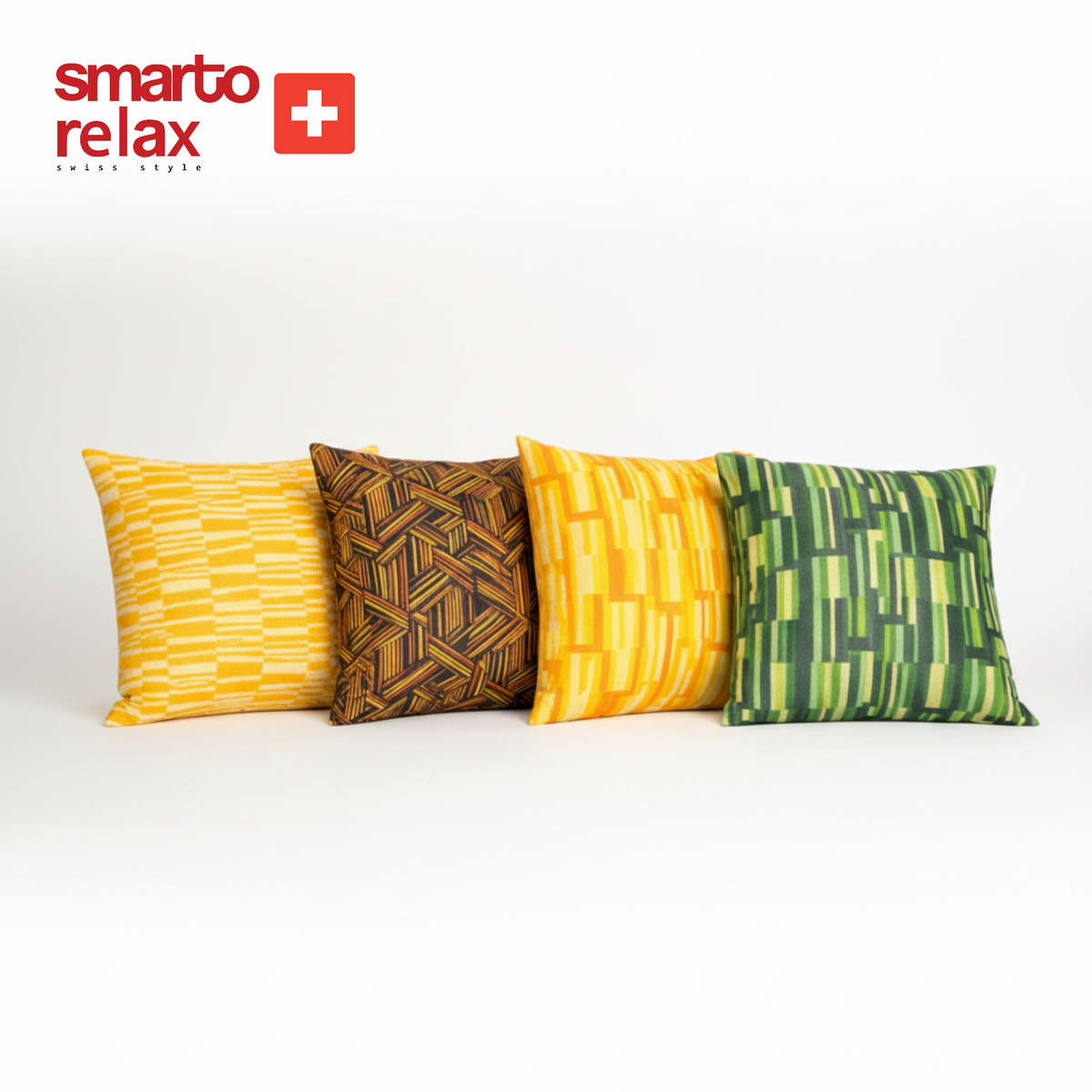 Smarto Relax 4'Lü İçi Dolgulu Kırlent  45x45 cm Kare – Salon & Berjer Kırlenti