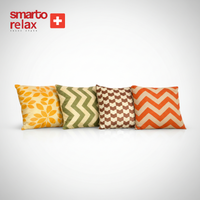 Smarto Relax 4'Lü İçi Dolgulu Kırlent  45x45 cm Kare – Salon & Berjer Kırlenti