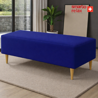 Smarto Relax Babyface Ayaklı Puf (100 × 40 × 45 cm) – Düz Tasarım