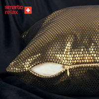 Smarto Relax Antibakteriyel Desenli Dekoratif Dolgulu  Kırlent 45x45 cm