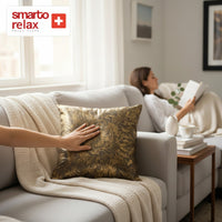 Smarto Relax Tekli Antibakteriyel Desenli Dekoratif Dolgulu  Kırlent45x45 cm
