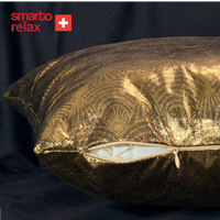 Smarto Relax Antibakteriyel Desenli Dekoratif Dolgulu  Kırlent 45x45 cm
