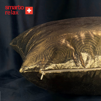 Smarto Relax Antibakteriyel Desenli Dekoratif Dolgulu  Kırlent 45x45 cm
