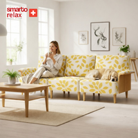 Smarto Relax İstanbul Üçlü Koltuk takımı 270cm – Kumaş Polyester, İskelet Ahşap, Ayak Ahşap