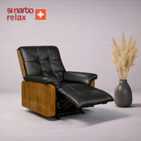 Smarto Relax TV Koltuğu Miami Elektrikli Kontrol Panelli Masaj Panel Ergonomik  Deri Dekoratif Baba Koltuğu
