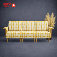 Smarto Relax İstanbul Üçlü Koltuk takımı 270cm – Kumaş Polyester, İskelet Ahşap, Ayak Ahşap