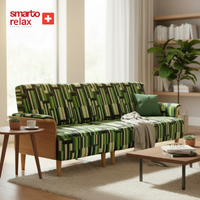 Smarto Relax İstanbul Üçlü Koltuk takımı 270cm – Kumaş Polyester, İskelet Ahşap, Ayak Ahşap