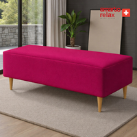 Smarto Relax Babyface Ayaklı Puf (100 × 40 × 45 cm) – Düz Tasarım