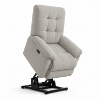 Smarto Relax Porto Liftli Çift Motorlu Elektrikli Ayağa Kalkma Destekli Polyester Hasta ve Baba TV Koltuğu