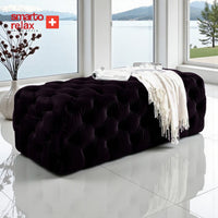 Smarto Relax Puf Soglio Ayaksız Kapitoneli Dekoratif 100x45x45 cm