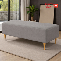 Smarto Relax Babyface Ayaklı Puf (100 × 40 × 45 cm) – Düz Tasarım