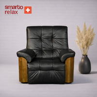Smarto Relax TV Koltuğu Miami Elektrikli Kontrol Panelli Masaj Panel Ergonomik  Deri Dekoratif Baba Koltuğu