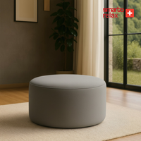 Smarto Relax Babyface Kumaş Yuvarlak Puf 60×45 cm