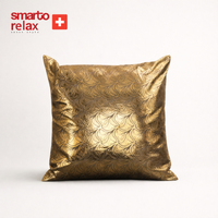 Smarto Relax Tekli Antibakteriyel Desenli Dekoratif Dolgulu  Kırlent 45x45 cm