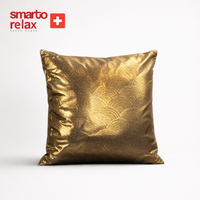 Smarto Relax Tekli Antibakteriyel Desenli Dekoratif Dolgulu  Kırlent 45x45 cm