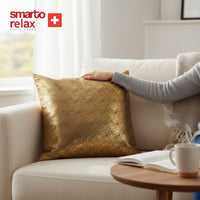 Smarto Relax Tekli Antibakteriyel Desenli Dekoratif Dolgulu  Kırlent 45x45 cm