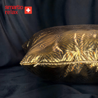 Smarto Relax Tekli Antibakteriyel Desenli Dekoratif Dolgulu  Kırlent 45x45 cm