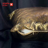 Smarto Relax Tekli Antibakteriyel Desenli Dekoratif Dolgulu  Kırlent 45x45 cm