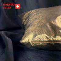Smarto Relax Tekli Antibakteriyel Desenli Dekoratif Dolgulu  Kırlent 45x45 cm