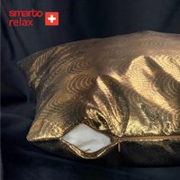 Smarto Relax Tekli Antibakteriyel Desenli Dekoratif Dolgulu  Kırlent 45x45 cm