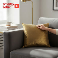 Smarto Relax Tekli Antibakteriyel Desenli Dekoratif Dolgulu  Kırlent 45x45 cm