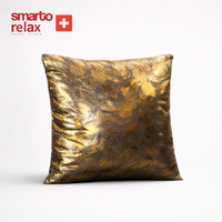 Smarto Relax Tekli Antibakteriyel Desenli Dekoratif Dolgulu  Kırlent 45x45 cm