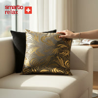 Smarto Relax Tekli Antibakteriyel Desenli Dekoratif Dolgulu  Kırlent 45x45 cm