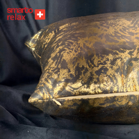 Smarto Relax Tekli Antibakteriyel Desenli Dekoratif Dolgulu  Kırlent45x45 cm