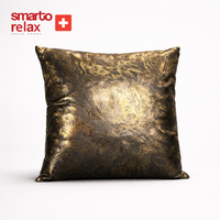 Smarto Relax Tekli Antibakteriyel Desenli Dekoratif Dolgulu  Kırlent45x45 cm