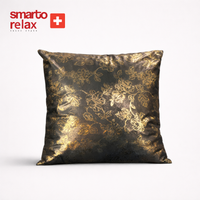 Smarto Relax Tekli Antibakteriyel Desenli Dekoratif içi Dolgulu  Kırlent 45x45 cm