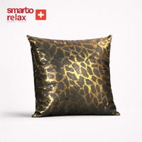Smarto Relax Tekli Antibakteriyel Desenli Dekoratif  İçi Dolgulu  Kırlent 45x45 cm