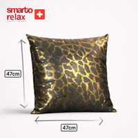 Smarto Relax Tekli Antibakteriyel Desenli Dekoratif  İçi Dolgulu  Kırlent 45x45 cm
