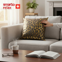 Smarto Relax Tekli Antibakteriyel Desenli Dekoratif  İçi Dolgulu  Kırlent 45x45 cm