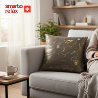 Smarto Relax Tekli Antibakteriyel Desenli Dekoratif içi Dolgulu  Kırlent 45x45 cm