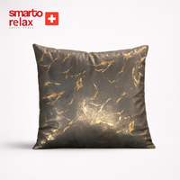 Smarto Relax Tekli Antibakteriyel Desenli Dekoratif içi Dolgulu  Kırlent 45x45 cm