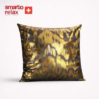 Smarto Relax Tekli Antibakteriyel Desenli Dekoratif içi Dolgulu  Kırlent 45x45 cm