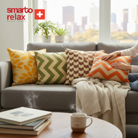 Smarto Relax 4'Lü İçi Dolgulu Kırlent  45x45 cm Kare – Salon & Berjer Kırlenti