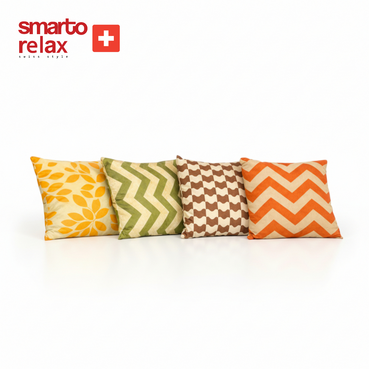 Smarto Relax 4'Lü İçi Dolgulu Kırlent  45x45 cm Kare – Salon & Berjer Kırlenti