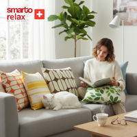 Smarto Relax 4'Lü İçi Dolgulu Kırlent  45x45 cm Kare – Salon & Berjer Kırlenti