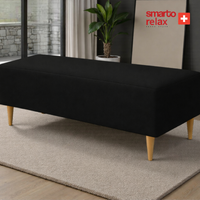 Smarto Relax Babyface Ayaklı Puf (100 × 40 × 45 cm) – Düz Tasarım