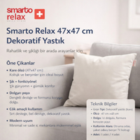 Smarto Relax Kare Kırlent içi 45×45 Antibakterial