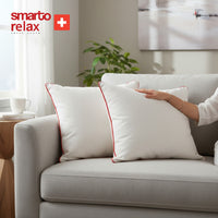 Smarto Relax Tekli ve 4'lü 70x50 cm Uyku Yastık – Karışım Elyaf Dolgu,Pamuklu kumaş, Anti-Bakteriyel Büyük Boy