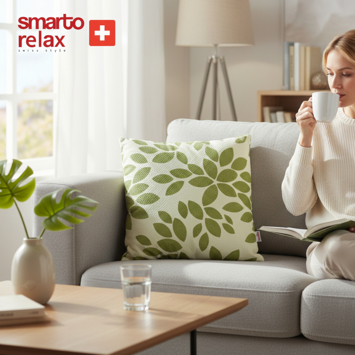 Smarto Relax İçi Dolgulu Kırlent  45x45 cm Kare – Salon & Berjer Kırlenti