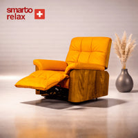 Smarto Relax TV Koltuğu Miami Elektrikli Kontrol Panelli Masaj Panel Ergonomik  Deri Dekoratif Baba Koltuğu