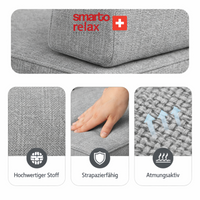 Smarto Relax Ayaklı Baby Koltuk Modülü (80 × 80 cm) – Sırtlı Tekli